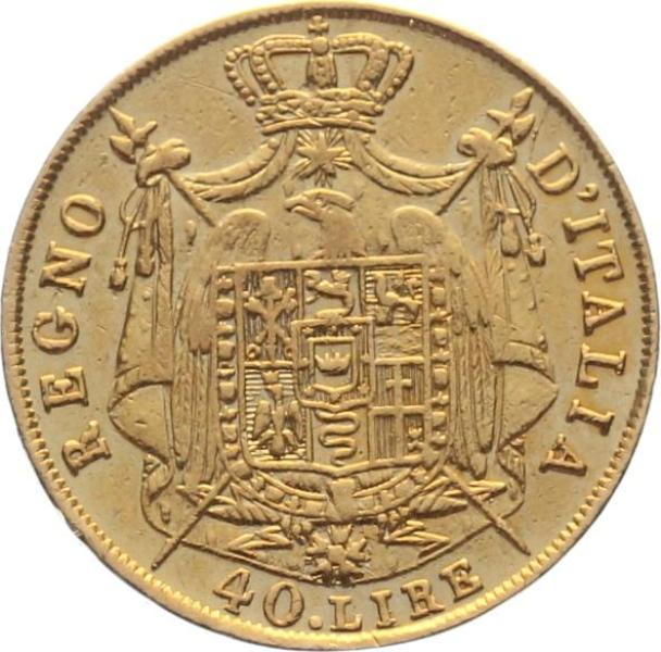 Italien 40 Lire 1811 M Milano - Napoleone Imperatore